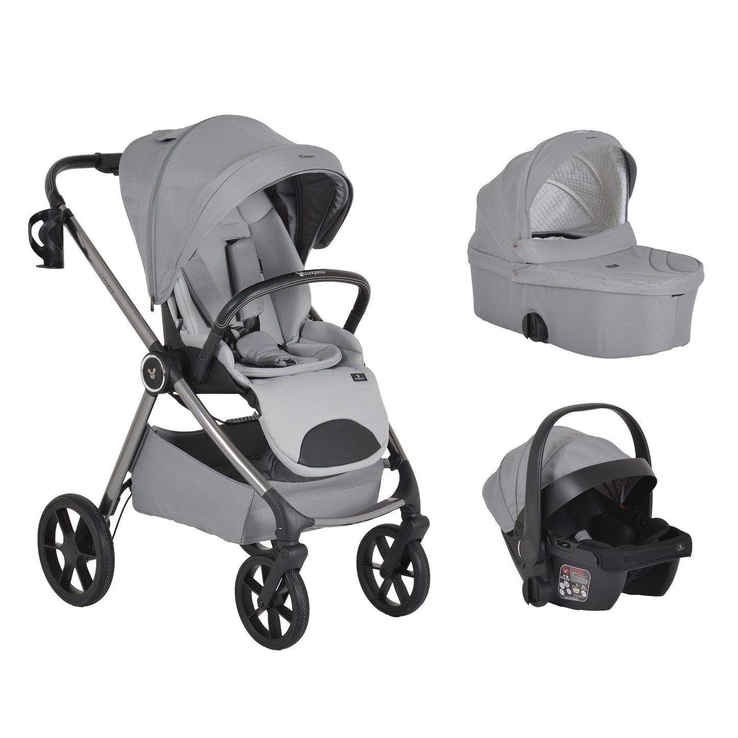 Trio Modulare Cangaroo Unique Grigio
