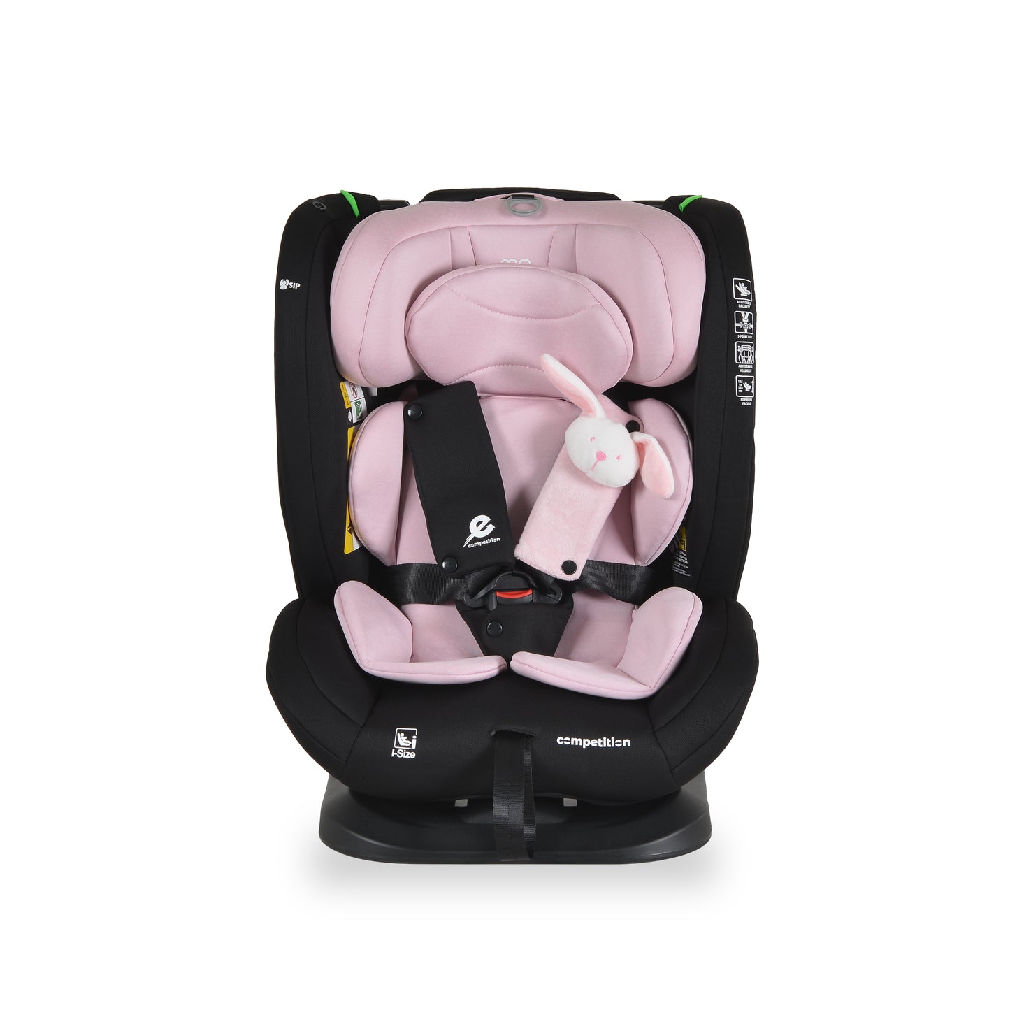 SEGGIOLINO AUTO COMPETITION 40-150 CM BABY PINK