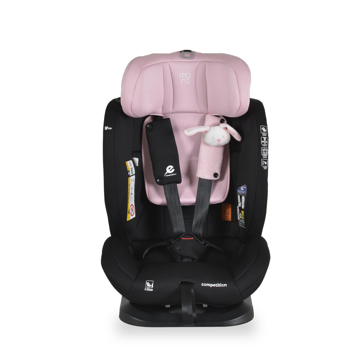 SEGGIOLINO AUTO COMPETITION 40-150 CM BABY PINK
