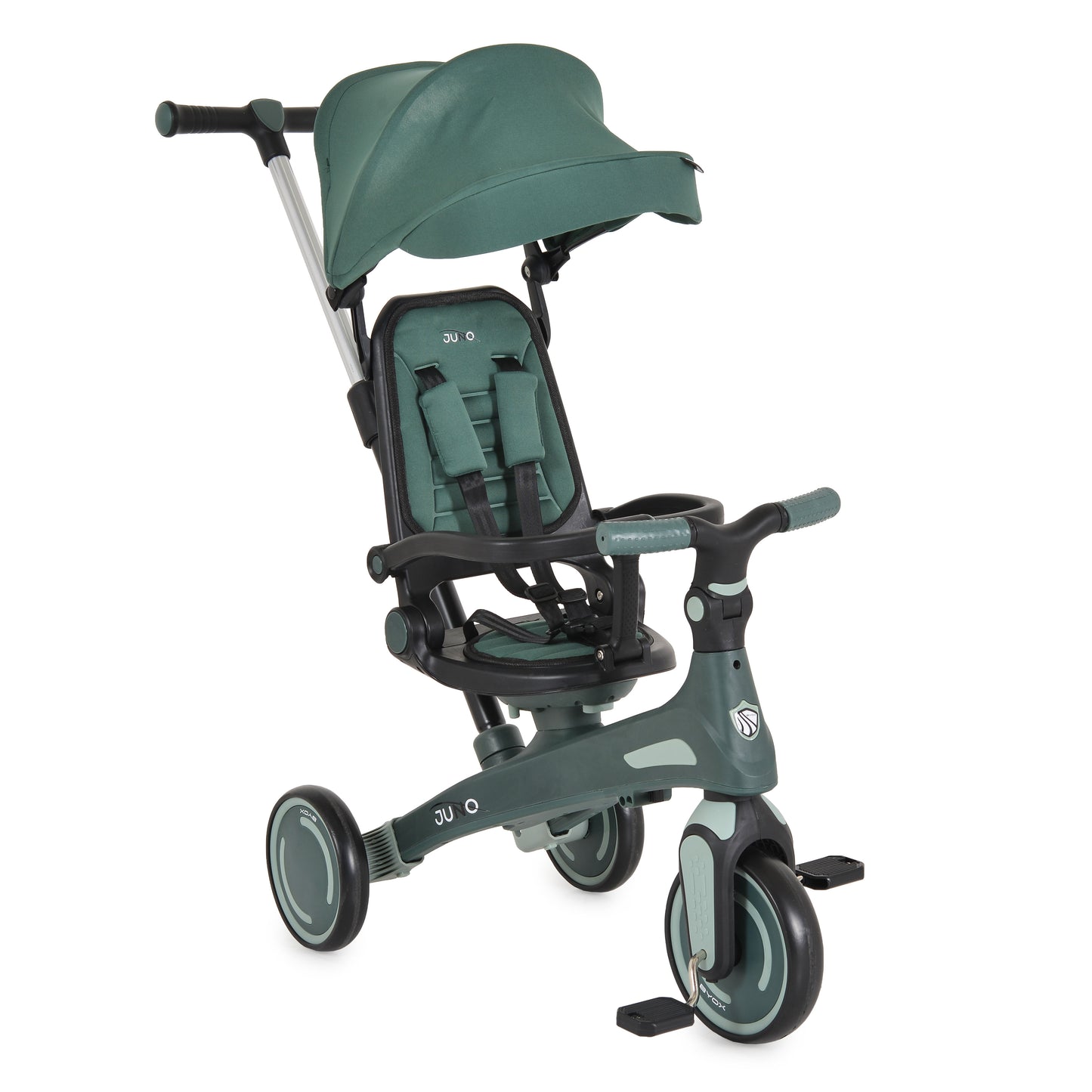 Triciclo Fronte Mamma/Fronte Strada Juno Verde