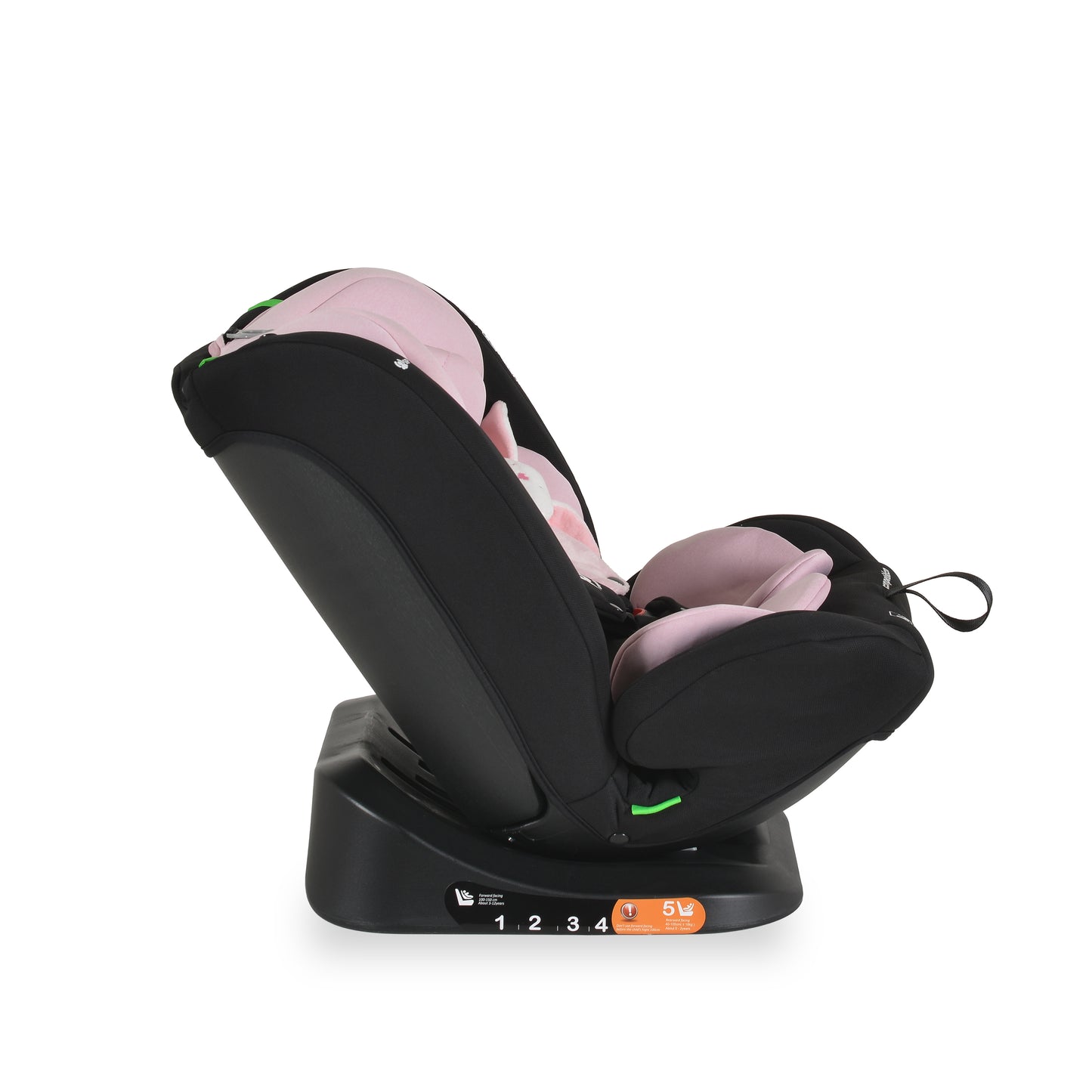 SEGGIOLINO AUTO COMPETITION 40-150 CM BABY PINK