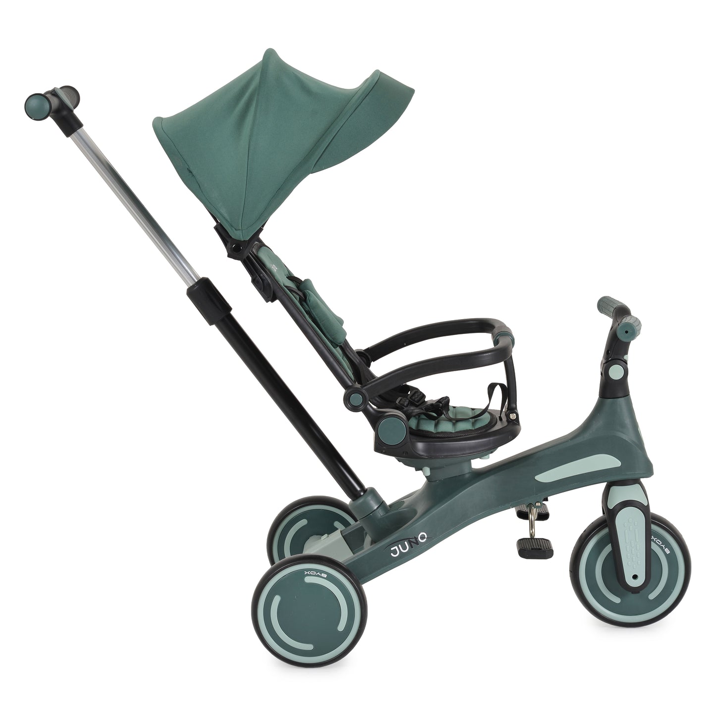 Triciclo Fronte Mamma/Fronte Strada Juno Verde
