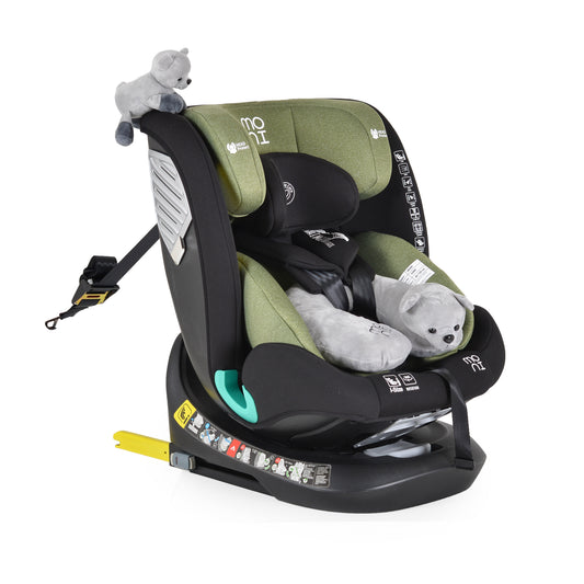 Seggiolino Auto Moni Serengeti 360° I-Size 40-150cm Verde