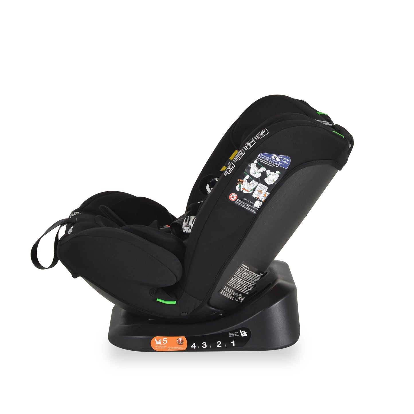 Seggiolino auto da COMPETITION 40-150 cm Nero notte