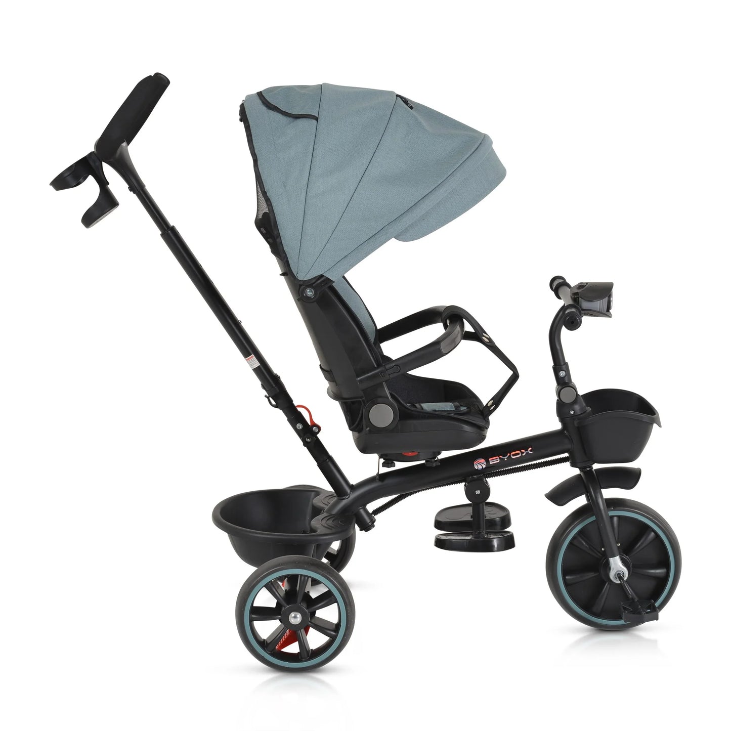 Triciclo Byox Summer fronte mamma/fronte strada azzurro