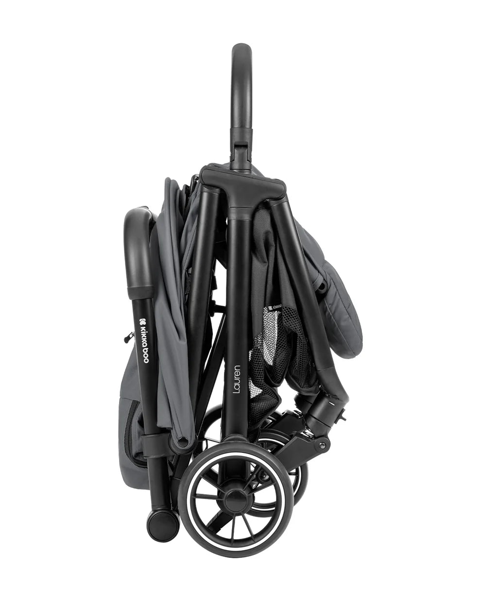 Passeggino Leggero Kikkaboo Lauren con Parapioggia NERO