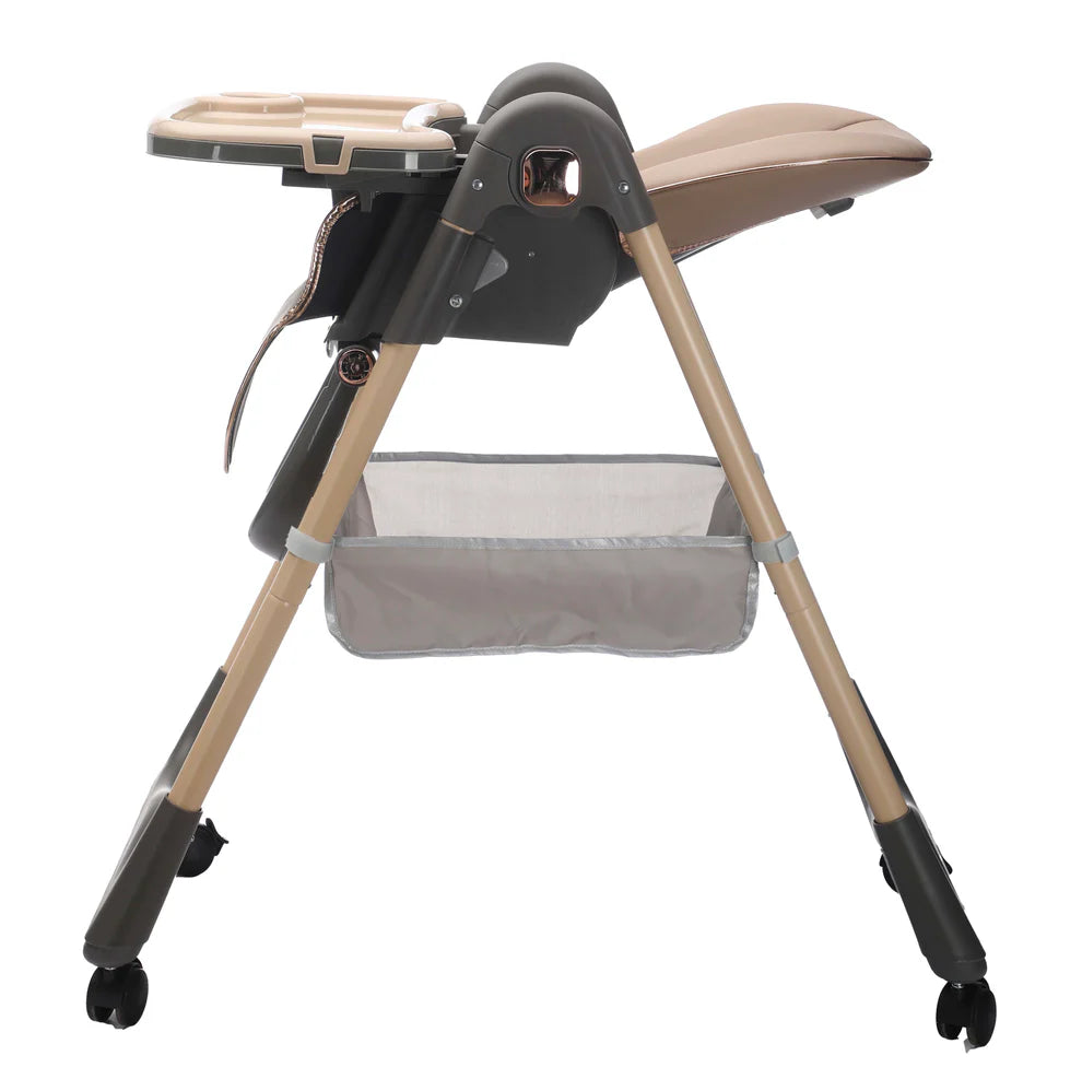 Sediolone Pappa Leonie Nest Nero + Bavaglino, Scodella e Posate in Silicone OMAGGIO