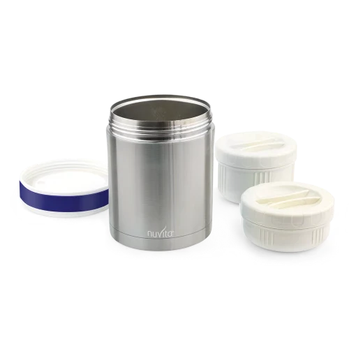 NUVITA THERMOS PAPPA ACCIAIO INOX 1000 ML. 6 MESI +