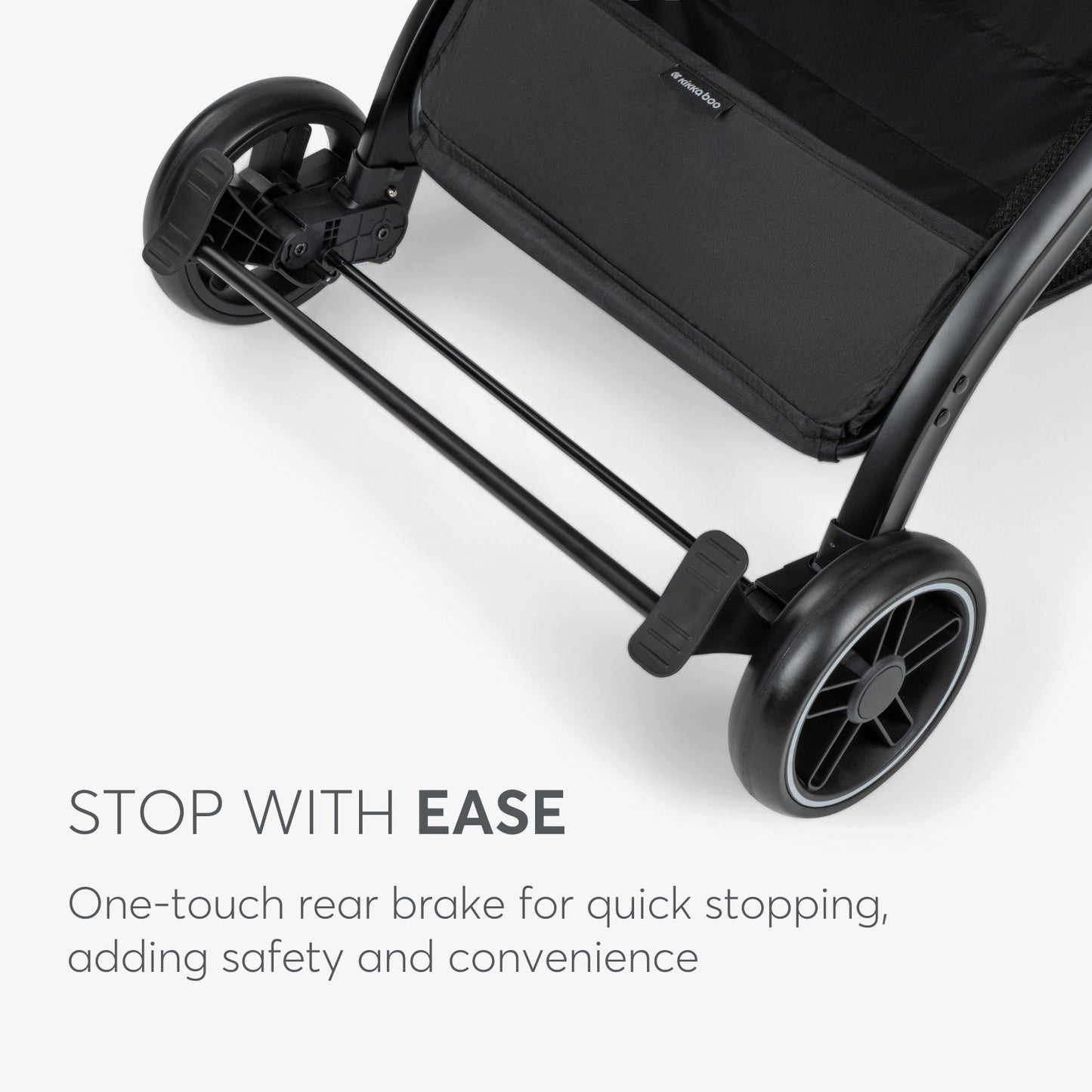 Passeggino Leggero Kikkaboo Miley Nero con Coprigambe 0/22KG