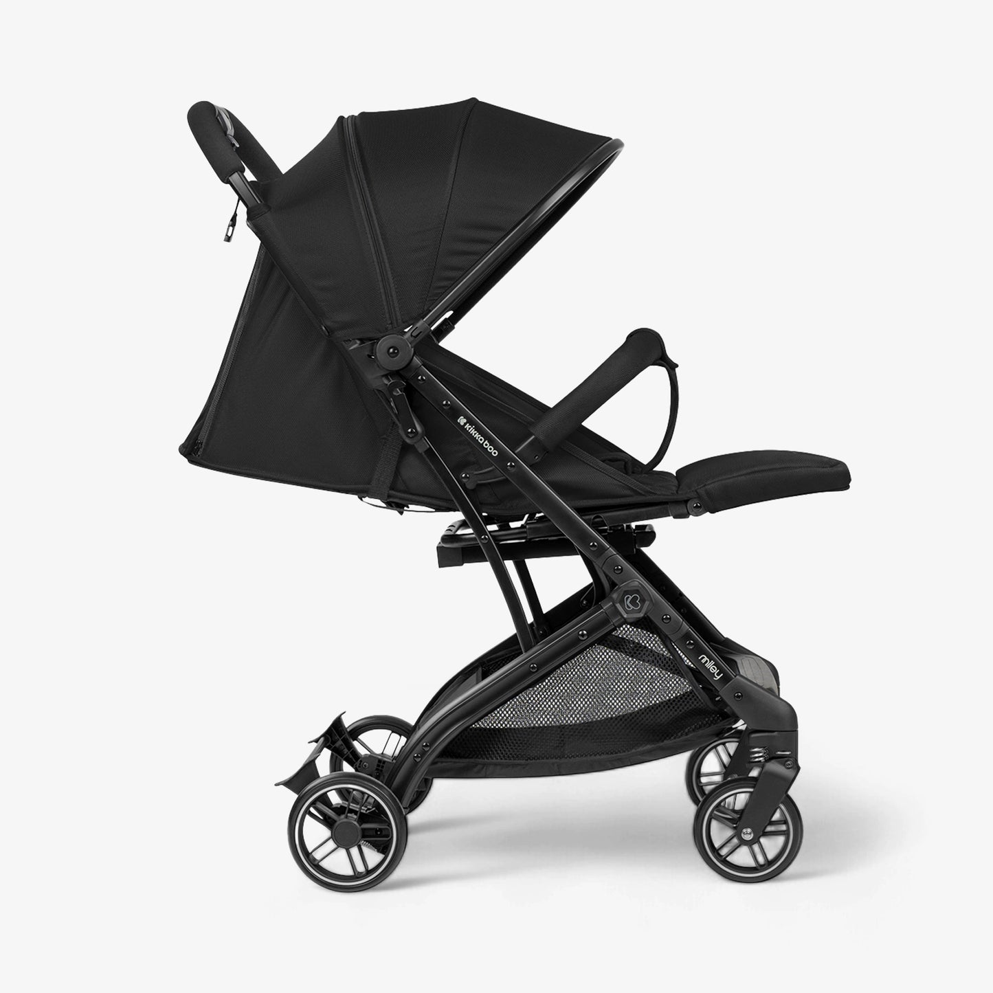 Passeggino Leggero Kikkaboo Miley Nero con Coprigambe 0/22KG