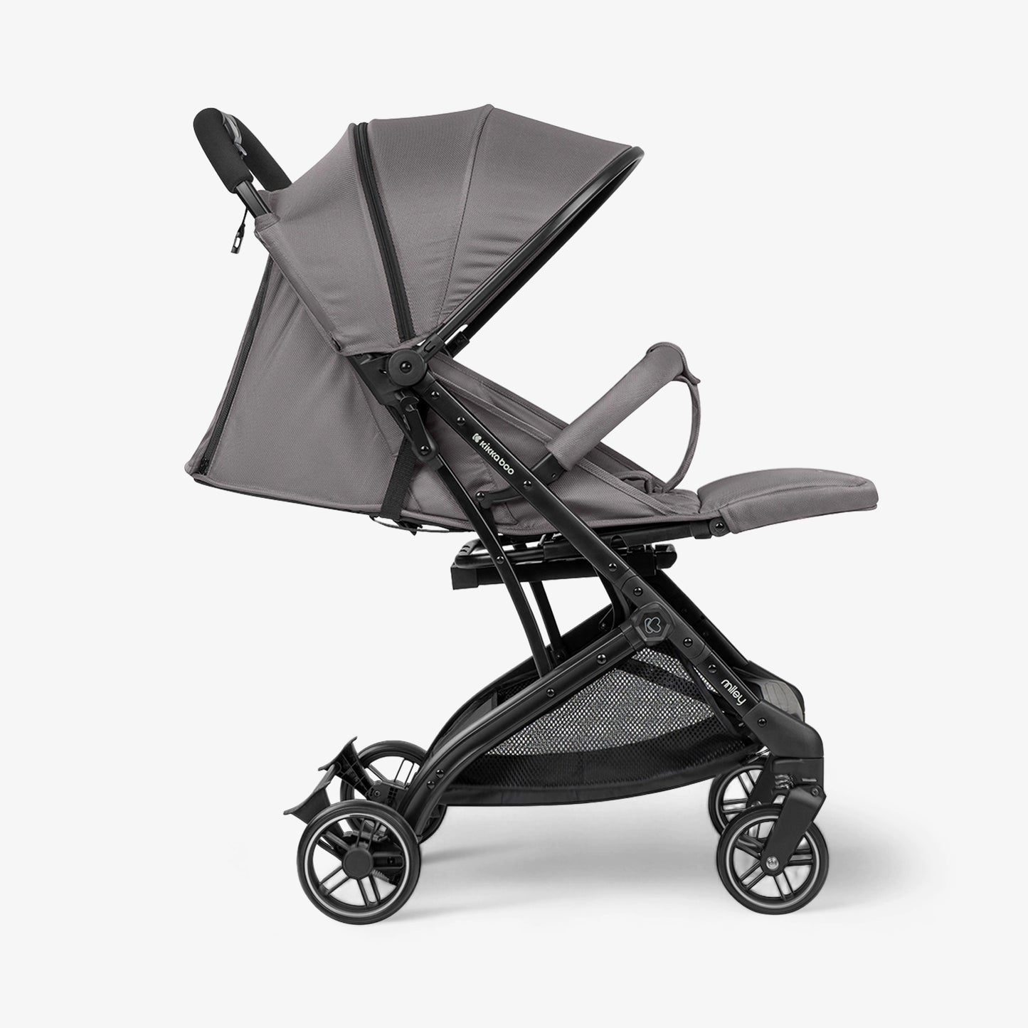 Passeggino Leggero Kikkaboo Miley Dark Grey con Coprigambe 0/22KG