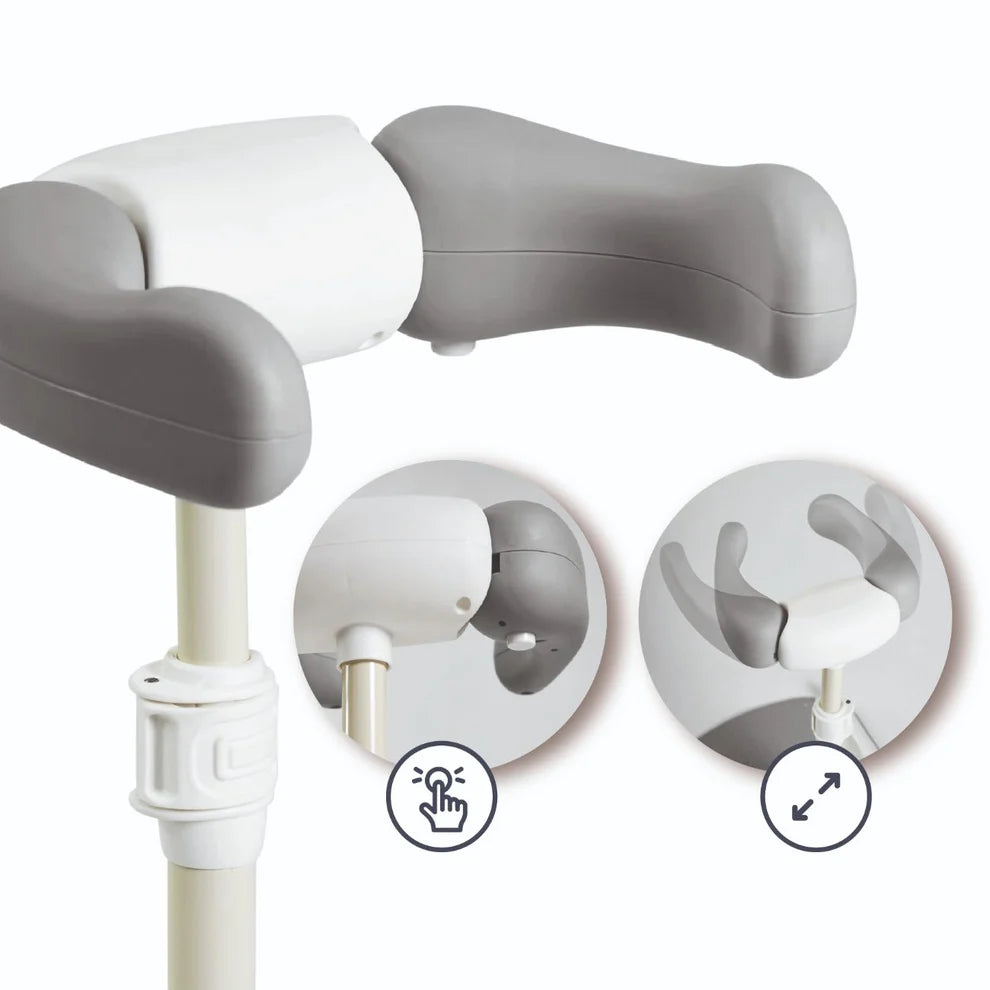 Ms Supporto da Bagno Grigio