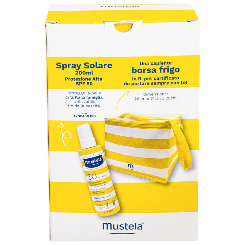 MUSTELA SPRAY SOLARE 200 ML + BORSA FRIGO