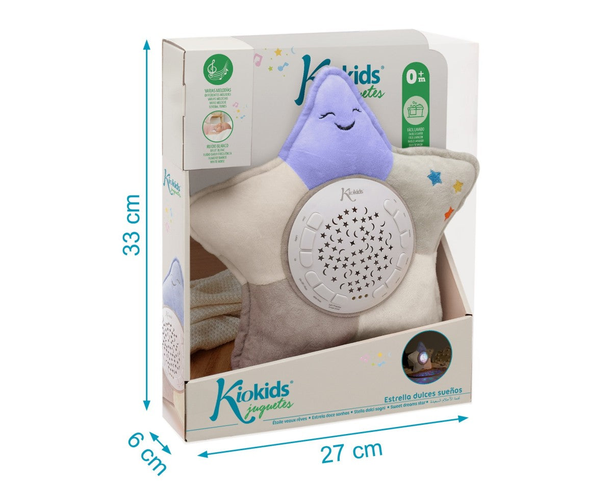 Stella Peluche KioKids Proiettore di Musica e Luci